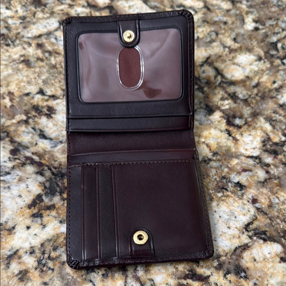Mimco Brown Key Card Holder Leather Accessory - Picture 2 of 3